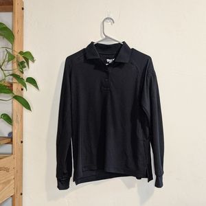 Galls Long Sleeve TAC Force Polo ⚕️ EMS Law Enforcement Navy Duty Shirt